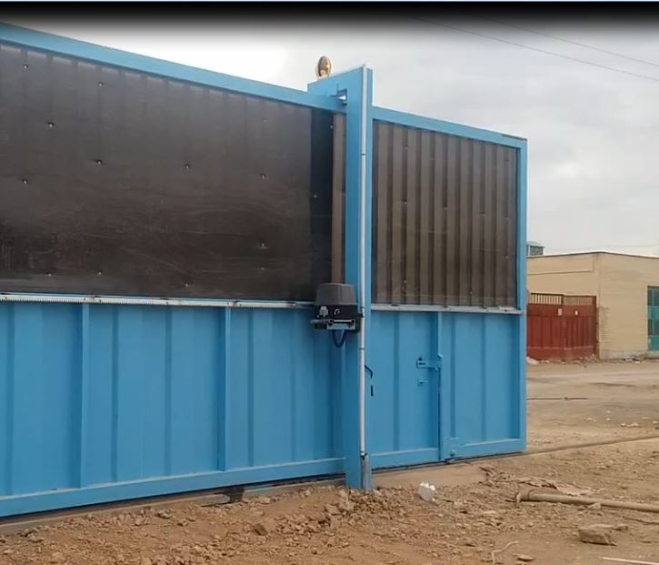 اجرای پروژه درب ریلی 8 متری شهرک صنعتی مورچه خورت